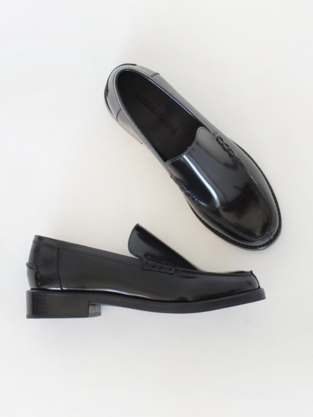 Rachel Comey black satinado leather cava loafers minimalist flats la garconne 9